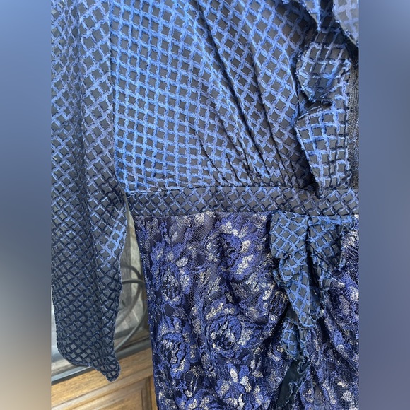 SALONI Yana Dress in Navy Sz 8 - NWT. - Picture 6 of 7